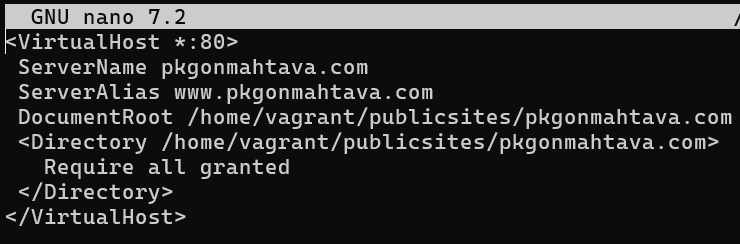 Polut muutettuna konffitiedostoon