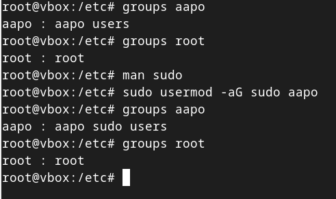 Sudo oikeuksien lisääminen käyttäjälle