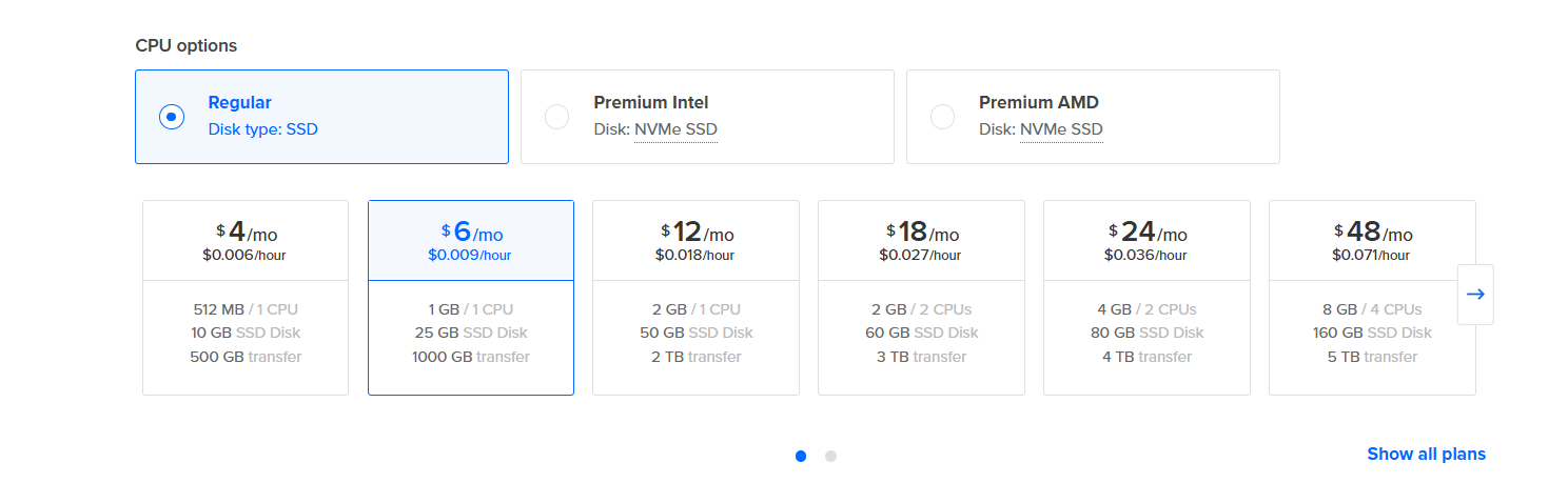 Ostettavan palvelimen tehot